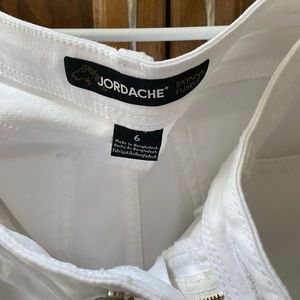 Jordache white jeans